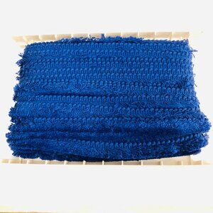 Vintage Blue Cotton 1" Fringe Trim Joanna Western Mills